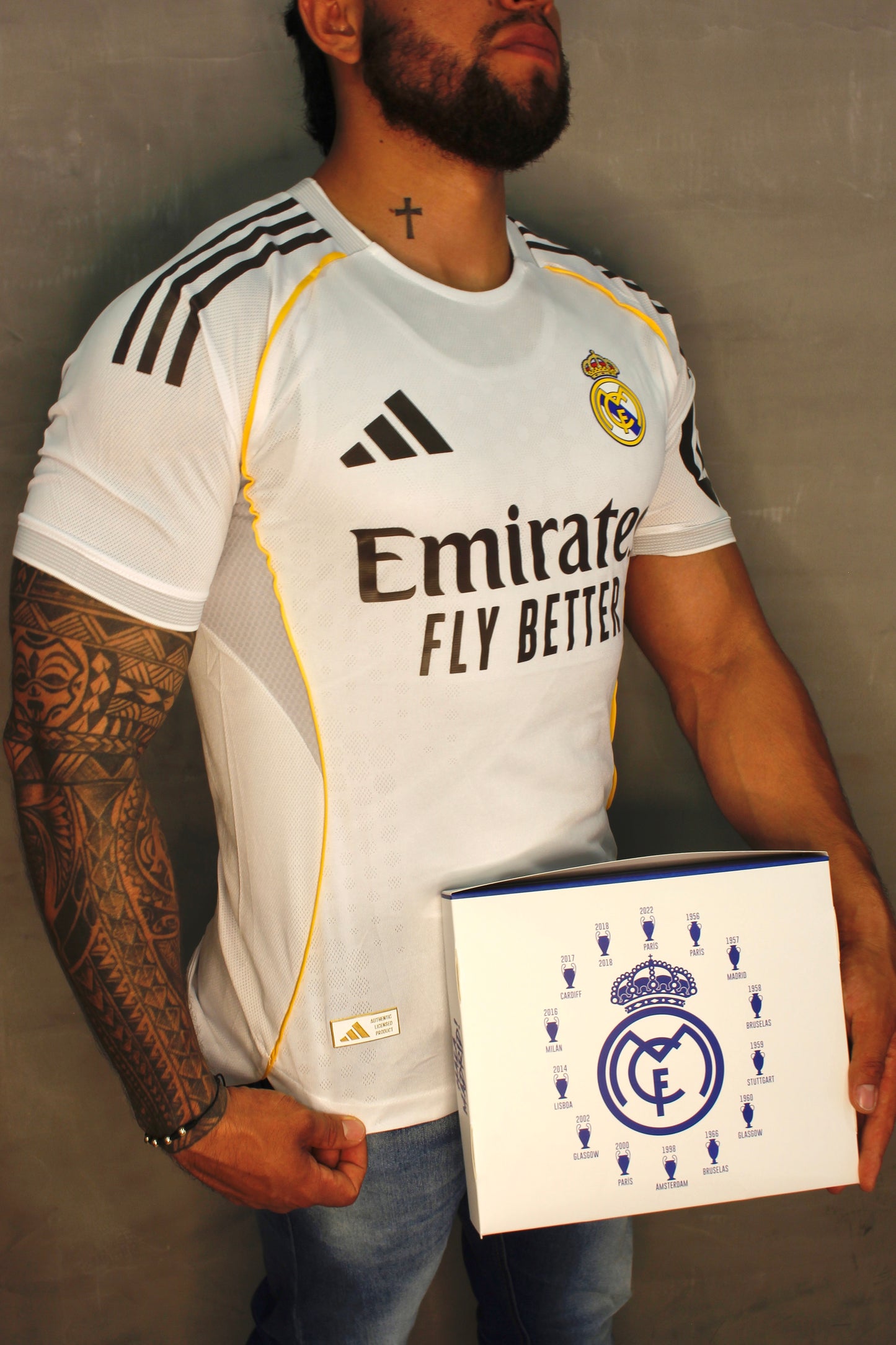 CAMISETA MADRID BLANCA VERSION JUGADOR