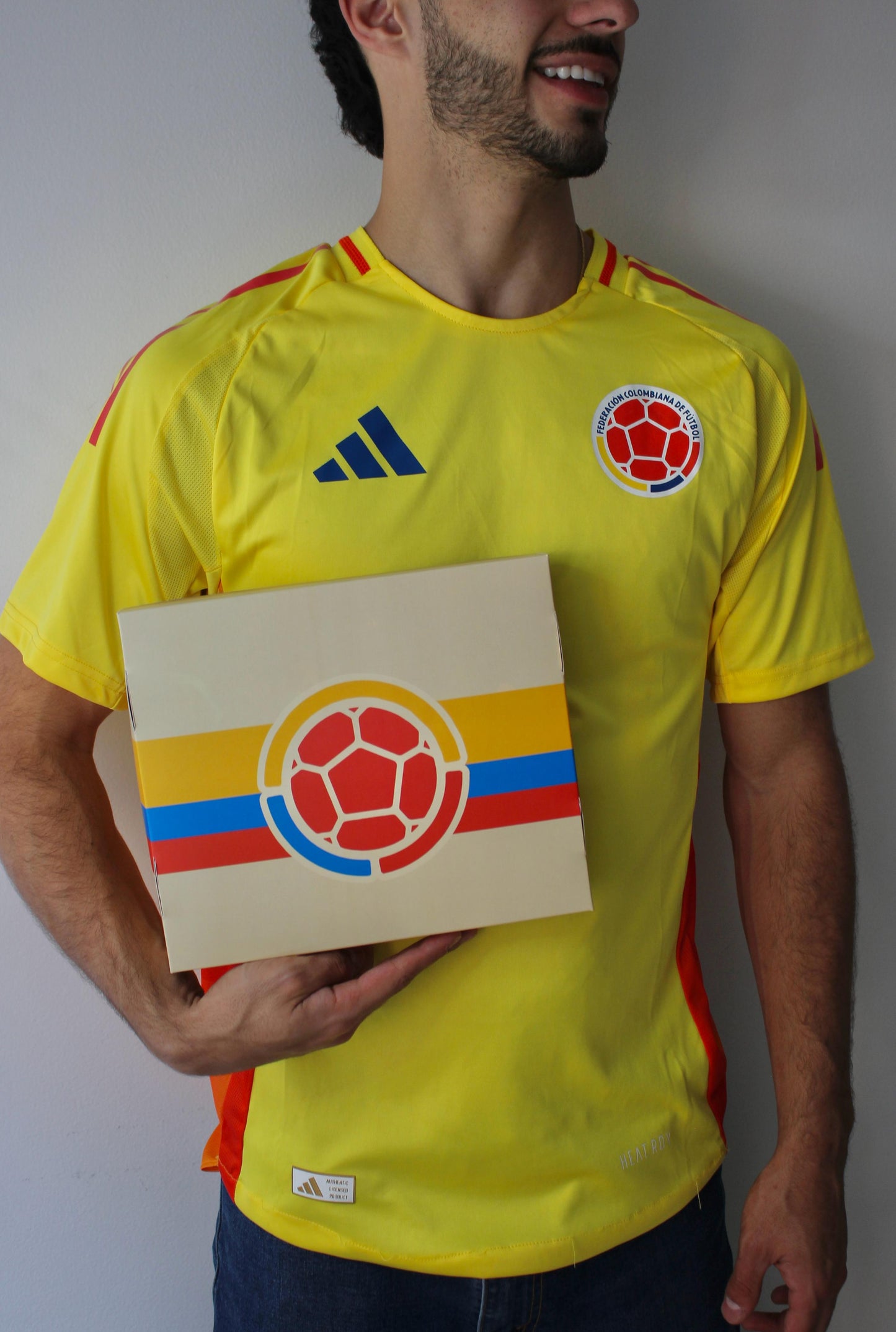 CAMISETA COLOMBIA AMARILLA VERSION JUGADOR