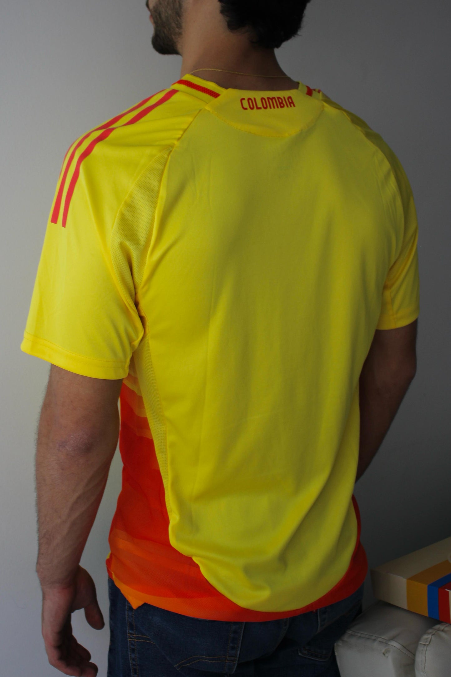 CAMISETA COLOMBIA AMARILLA VERSION JUGADOR