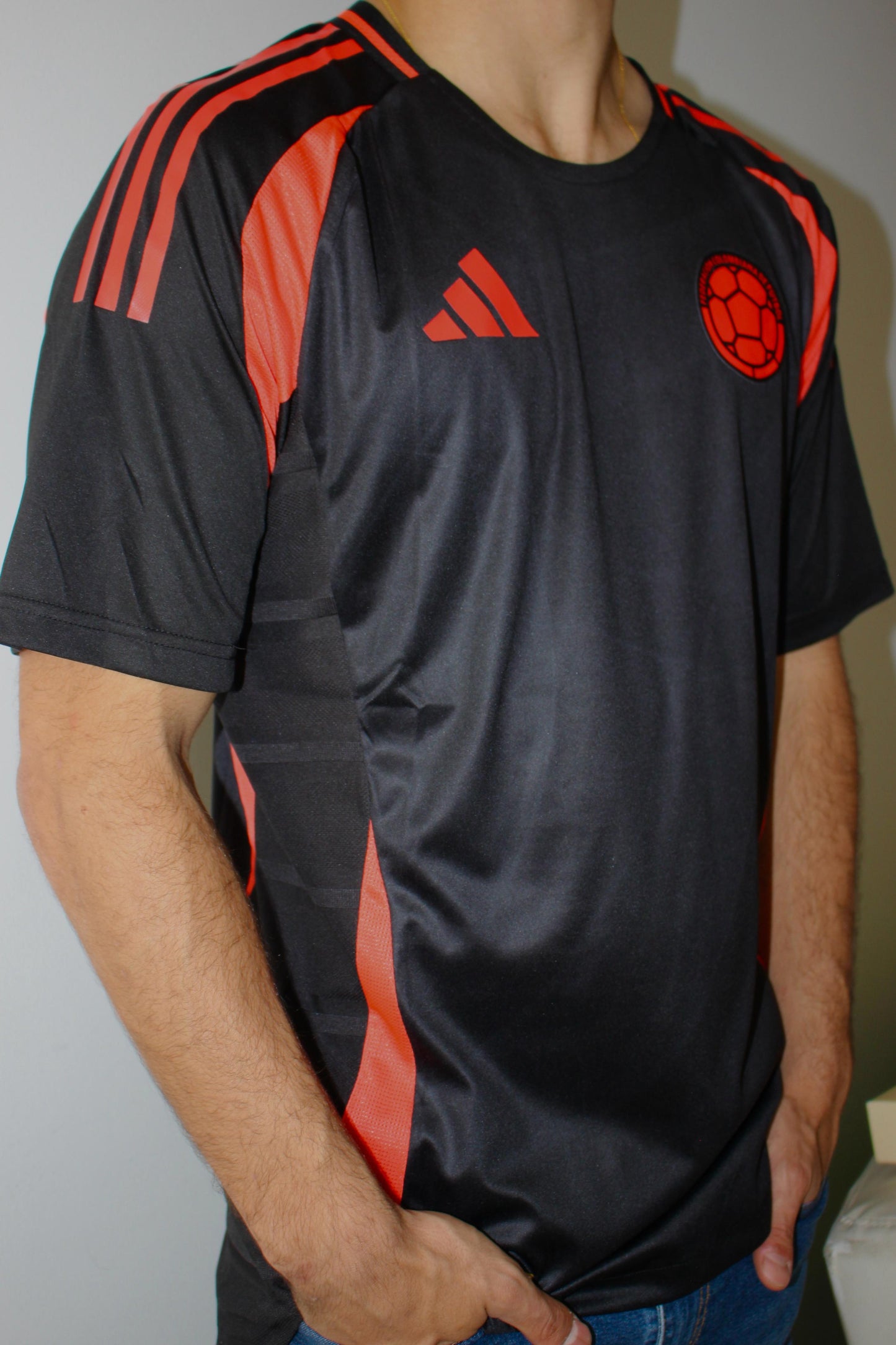 CAMISETA COLOMBIA NEGRA VERSION JUGADOR