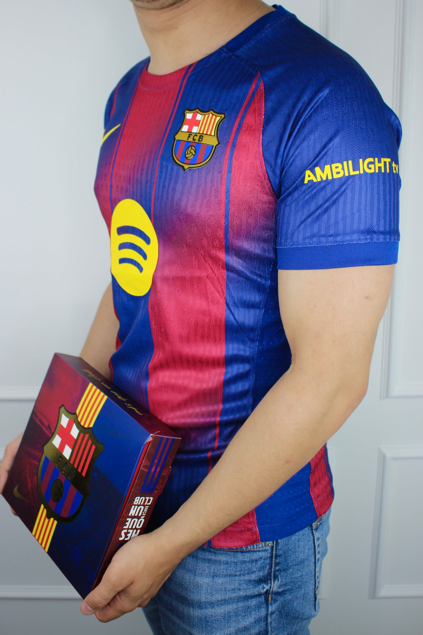 CAMISETA BARCELONA 2025-2026 EN CAJA
