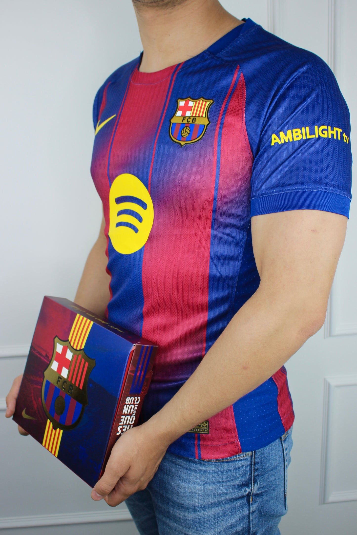 CAMISETA BARCELONA 2025-2026 EN CAJA