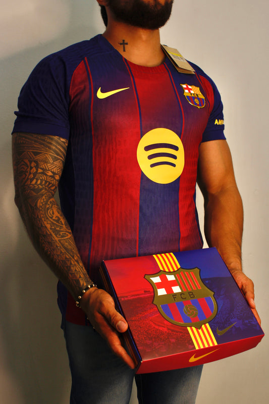 CAMISETA BARCELONA 2025-2026 EN CAJA